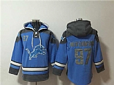 Men's Detroit Lions #97 Aidan Hutchinson Blue Ageless Must-Have Lace-Up Pullover Hoodie,baseball caps,new era cap wholesale,wholesale hats
